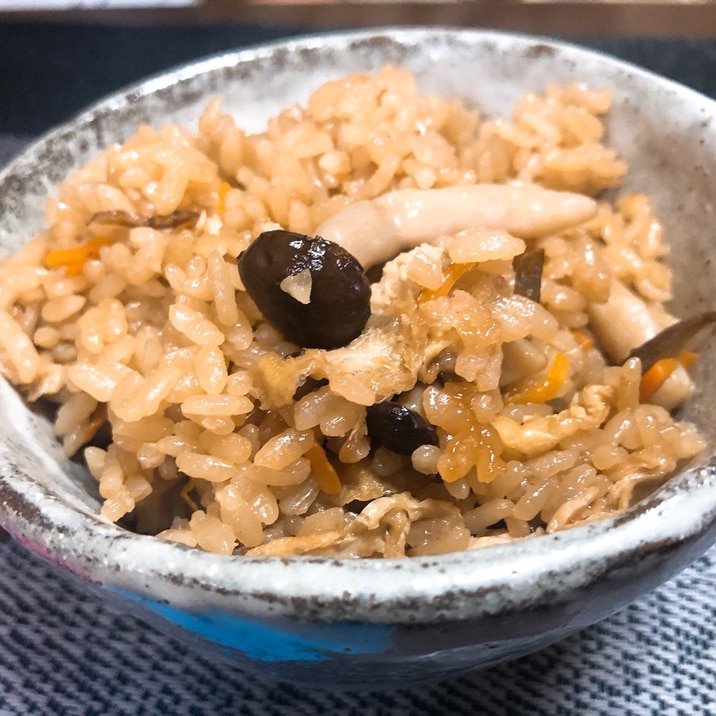 焼豚、角煮の残り汁で絶品炊き込みご飯